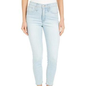 9" mid-rise skinny crop jeans in coolmax® denim edition